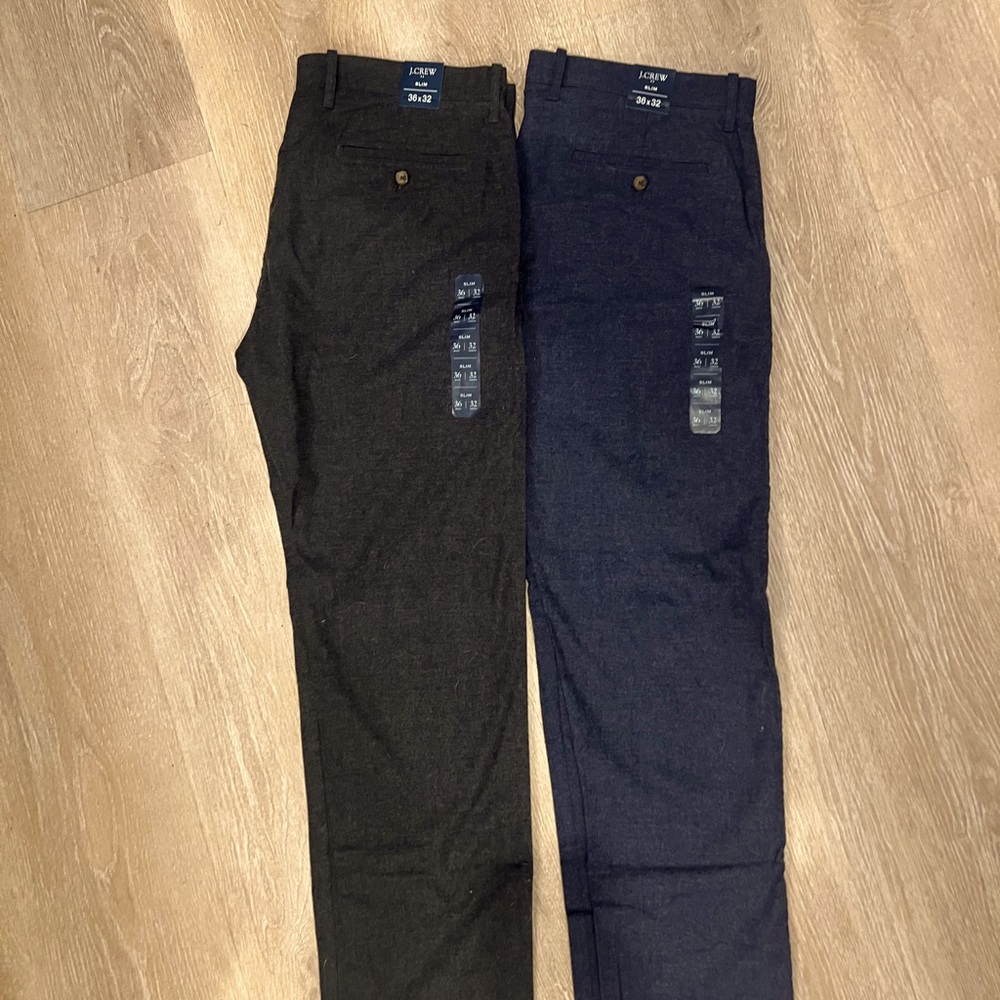 J. Crew mens flannel slacks 36x32